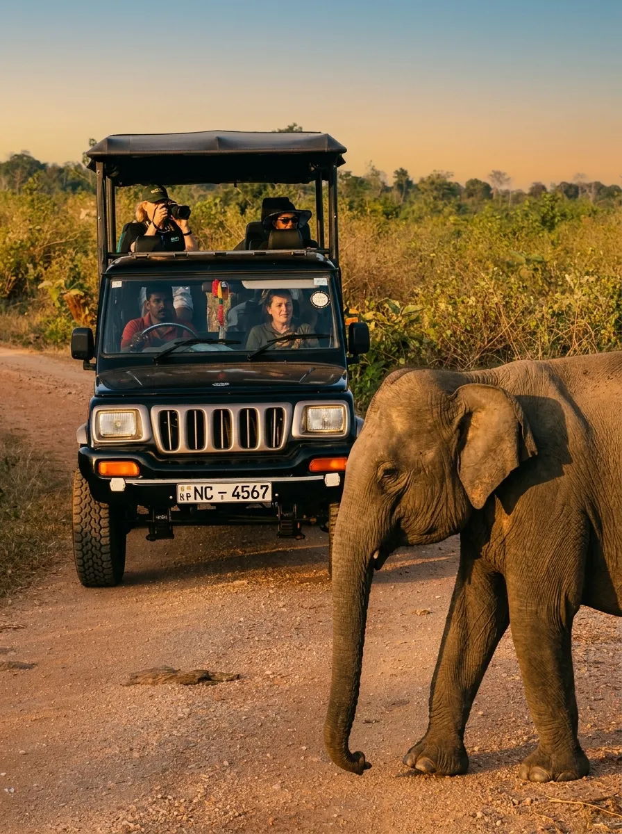 Day 10 - Udawalawe - Two Safaris & Sri Lankan Lunch